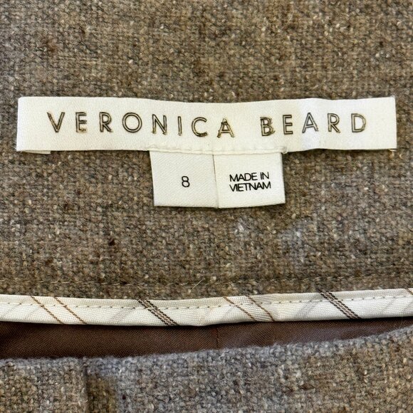 Veronica Beard Tan Cropped Pants - Picture 4 of 16